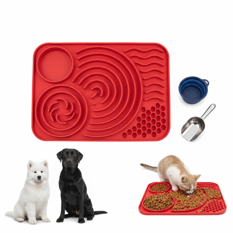 Silicone Dog Lick Mat Large Multi-Functional Slow Feeder Mat for Dogs