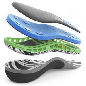 Dynamic Spring Plantar Fasciitis Insoles for Flat Feet